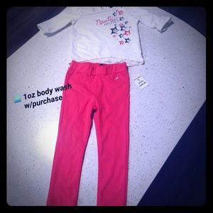 **💜💛**🆕️WT**Nautica Toddler Girls Set **💜💛**